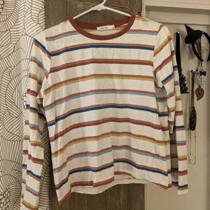 Mod Striped Long Sleeve Shirt
